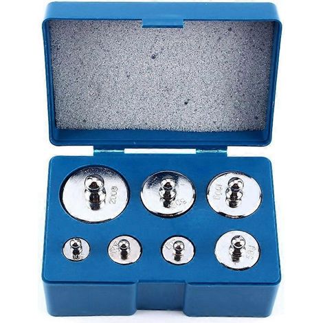 5-teiliges/6-teiliges/7-teiliges Kalibriergewicht-Set für Schmuck, 105 g, 205 g, 500 g Gesamtgewicht (1/4)