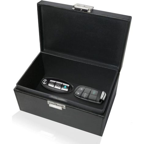 Boîte de Faraday extra large pour clés de voiture, cage antivol RFID pour rangement sécurisé des clés de voiture (1/4)