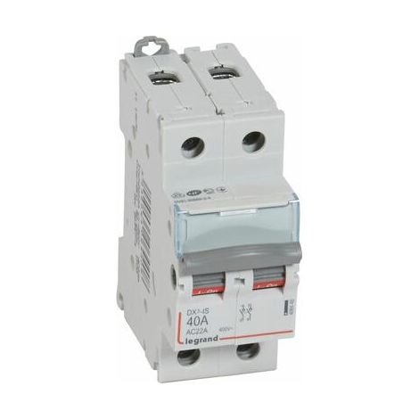 Interrupteur-sectionneur DX³-IS 2P 400V - 40A - 2 modules - 406440