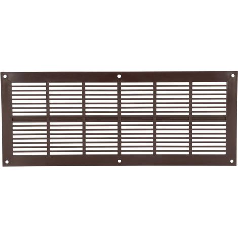 GRILLE DE VENTILATION À VISSER OU À COLLER CLASSIQUE EXTRA-PLATE RECTANGULAIRE - NICOLL - PB151M