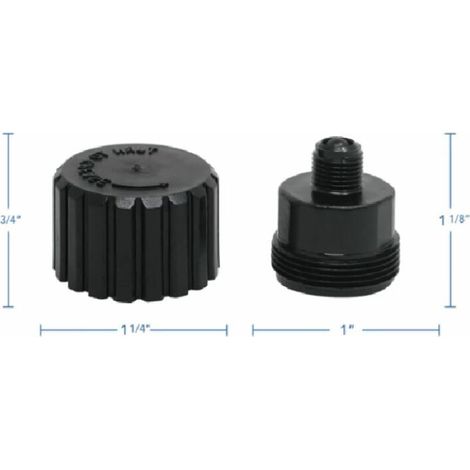 Das Jandy 2133 Schmiernippelset ist für bestimmte Jandy Gray 2- und 3-Port-Ventile geeignet. (1/4)