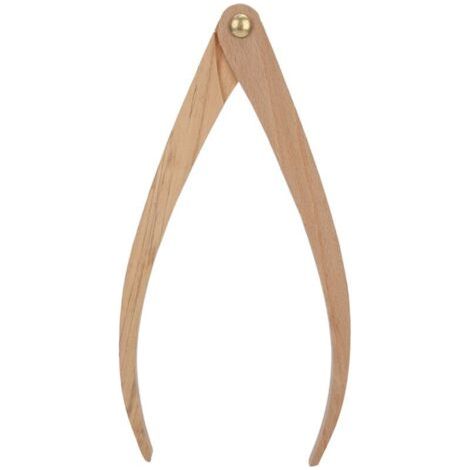 Étrier en Bois pour Mesure de Distance et Positionnement - Outil de Poterie pour Céramique - Règle en Bois 10 Pouces