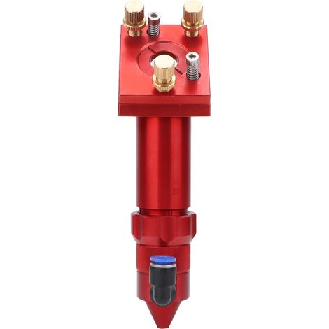 Accessoires pour têtes laser en aluminium rouge pour machines de gravure laser CO2 63,5/101,6 mm (type A) (1/5)