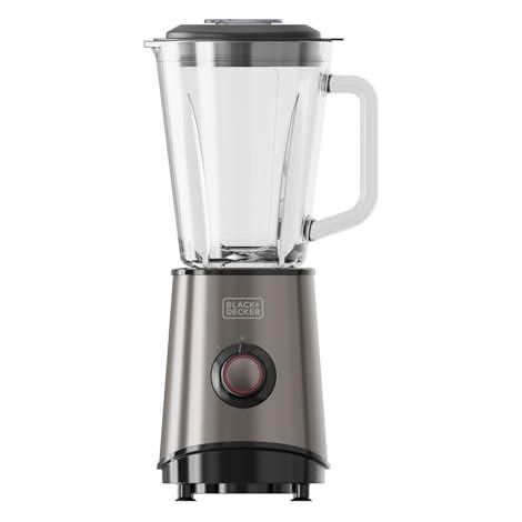 Black Decker Standmixer modern grau 1,5 L 800 Watt