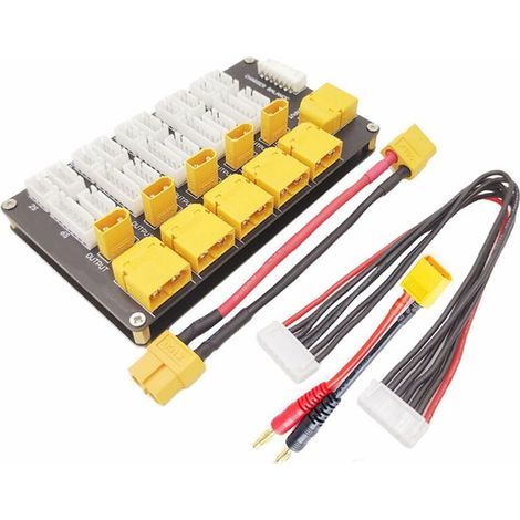 Carte de Charge de Batterie au Lithium ParallèLe XT30 XT60 Fiche 26S Batteries au Lithium pour Chargeur B6 Composants éLectroniques (1/4)