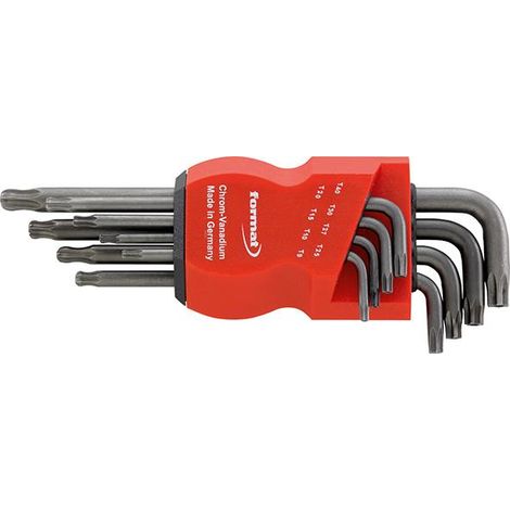 FORMAT Winkelschraubendreher-Satz Torx 8tlg mit Kugelkopf lange Ausführung (1/4)