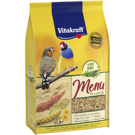 Premium -MenÐ© Lebensmittelseiten ExÐ¡ticos Vitakraft - 500 Gramm (1/4)