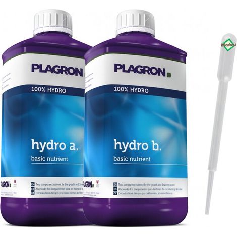 Plagron Hydro A B 1 Liter Hydrokultur Dünger Hydroponik Pflanzendünger (1/5)