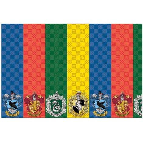 Tovaglia Papi. Case di Hogwarts di Harry Potter 120x180 cm