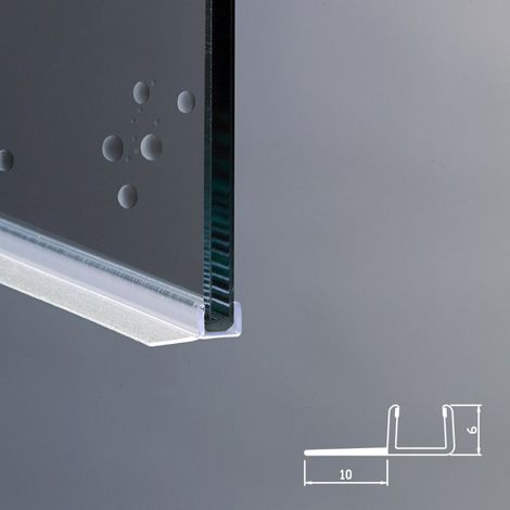 Guarnizione Box Doccia Ricambio Verticale  Vetro 6mm EC-10-409 (1/3)