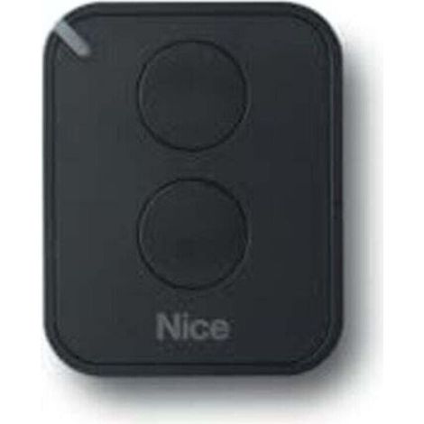 Télécommande NICE FLO2RE pour Portail 2 Canaux Compatible Automatismes Nice pour Portail et Garage Fréquence 433,92 MHz avec Technologie Rolling Code