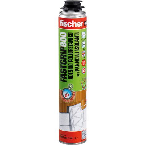 Schiuma poliuretanica adesiva per l'incollaggio di pannelli isolanti e materiali rettificati 800 ml -12 Pezzi (1/4)