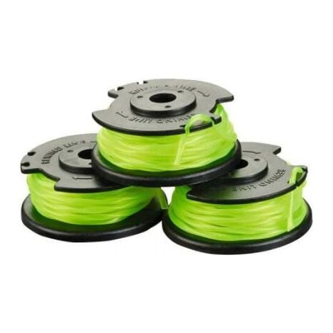 Set of 3 single spools with 2 mm braided line for the cordless brush cutter RAC143 YMYNY (1/4)