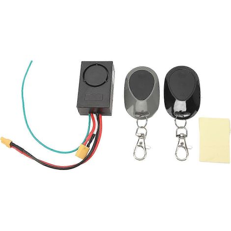 Alarma antirrobo de 115 dB con interfaz XT30, compatible con patinetes M365 y 2 mandos a distancia. (1/5)