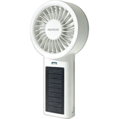 Mini ventilador solar Vainio Blanco (1/2)