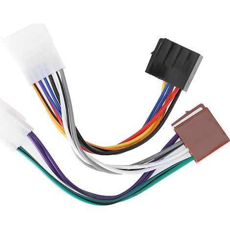 Connecteur ISO Autoradio Faisceau de Câblage pour Toyota Ligne de Connexion Intérieure (1/4)