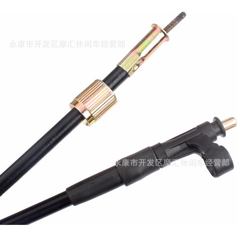 Compatible with Honda CBR250, CBR14, CBR17, CBR19, and MC14 speedometer cables with meter-speed and odometer markings. (1/4)