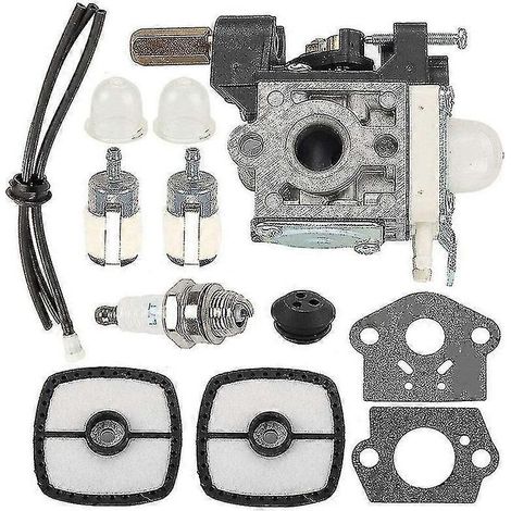 Carburateur pour débroussailleuse SRM-230, SRM-231, GT-200R, SRM-210, SRM-230S et SRM-230U avec kit de réglage et filtre (1/4)