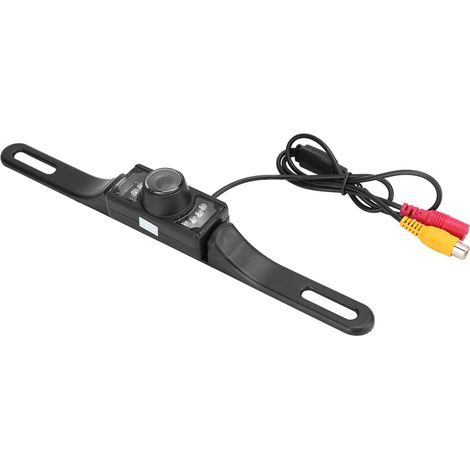 Cadre de plaque d'immatriculation étanche à LED HD avec caméra de recul pour voiture (1/5)