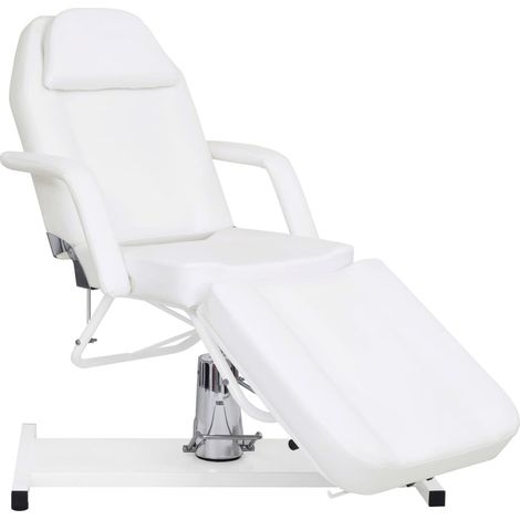 Table de massage blanche 180 x 62 x (87-112) cm (1/5)