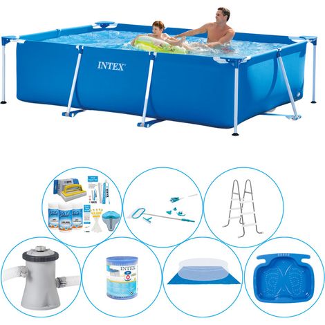 Intex Piscine Tubulaire Rectangulaire - 260x160x65 cm - 7-pièces S20832 (1/5)