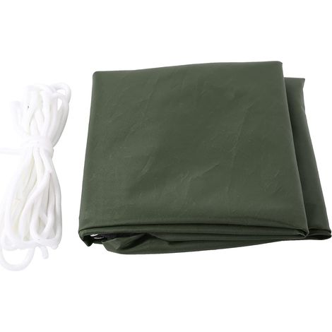 Triangle Sun Shade Ultravioletproofroping Breathable imperméable Shade Sails for Terrass Piscines Courts Carports (OD Green) (1/5)