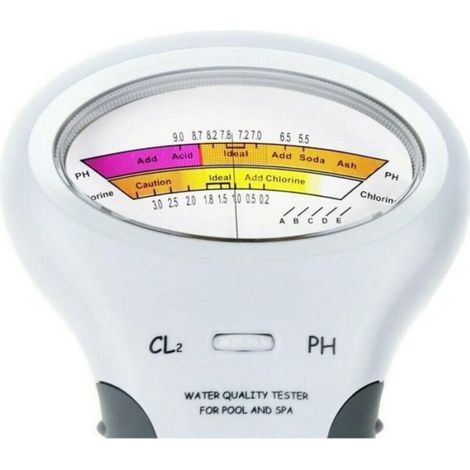 Testeur numérique de qualité de l'eau - - Chlore (CL2) - Sans batterie - Utilisation facile - Résultats rapides (1/4)