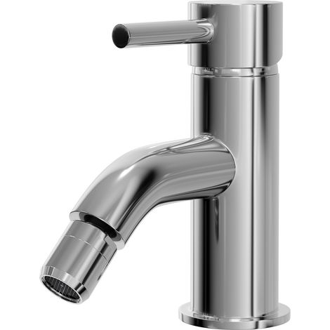 Colore Round Polished Chrome Bidet Mixer Tap (1/5)