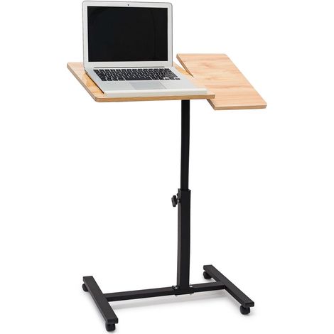 Mesa para portatil de madera de altura ajustable