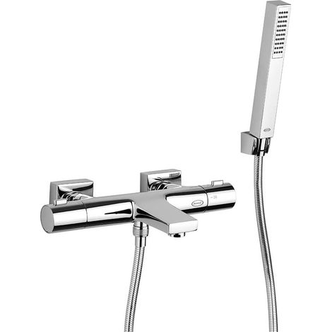 Gruppo vasca esterno con duplex doccia Jacuzzi  rubinetteria Beam termostatico (1/2)