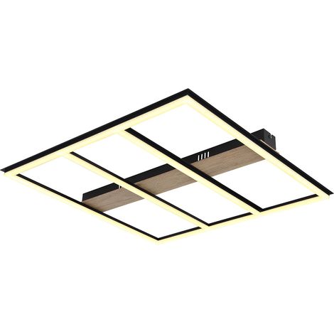 Globo - plafón - Froomy - negro - metal - LED - 67291-48