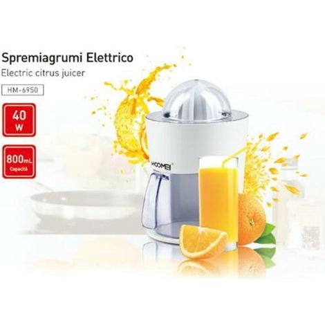 Trade Shop - Spremiagrumi Elettrico Professionale In Acciaio A Leva Premi Spremi Agrumi 40w -
