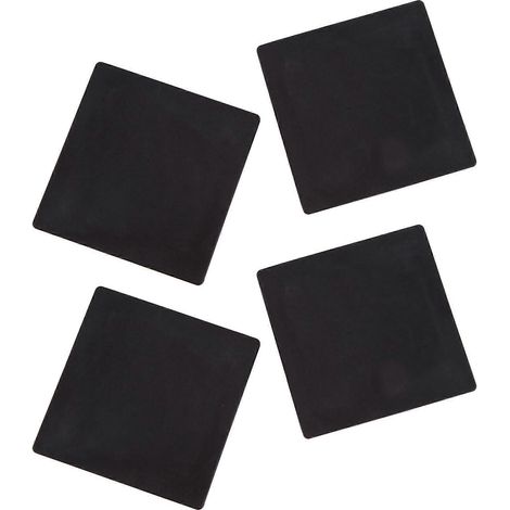 Embouts de tube carrés nervurés en plastique 100 mm x 100 mm (4 pièces) (1/5)