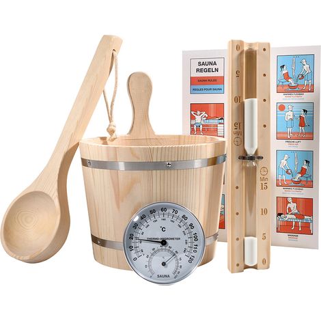Home Deluxe Accessori per sauna in legno SAVA - Natura