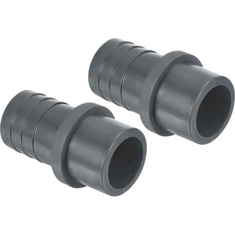 Lot de 2 connecteurs de tuyau en plastique Pagoda - Adaptateur de couplage droit (diamètre extérieur de la douille 32 mm, diamètre extérieur de la pagode 30 mm) (1/5)