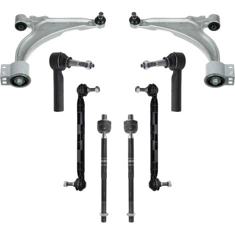KIT BRACCIO OSCILLANTE 8 PEZZI COMPATIBILE CON CHEVROLET CRUZE (J300) 1.6 05.2009 - / Kit Sospensione Completo OE/OEM / Bracci Oscillanti + Testine Sterzo / Sostituzione Diretta OEM