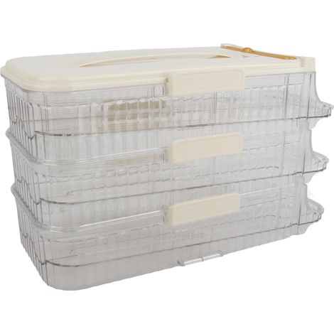 Boîte de rangement pour œufs avec enregistrement du temps, rouleuse d'œufs automatique, organisateur d'œufs pour réfrigérateur, récipient pour œufs