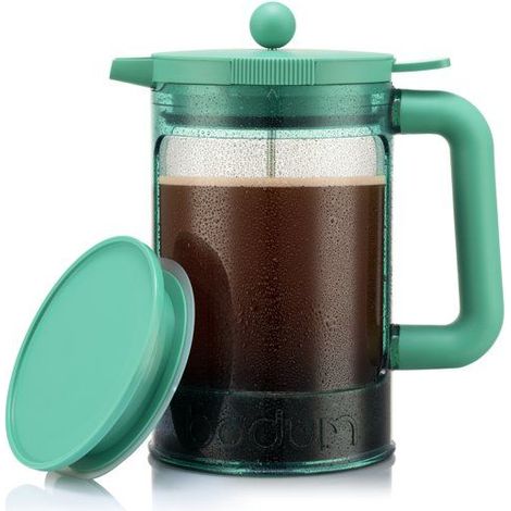 Kaffeekanne - BODUM - Bean Set Heiß- und Kaltbrühung - 1,5 L - 12 Tassen - Mit Deckel - Grün