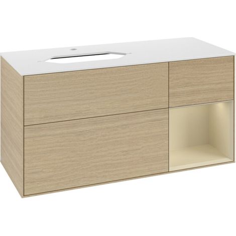 Villeroy & Boch G281HJPC Meuble sous lavabo Finion G28