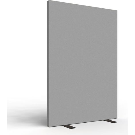 Panneau séparation SPACIO 120x160cm - Pied fixe - Gris clair