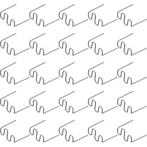 500 Pièces Agrafes de Soudage Plastique 0.6mm pour Réparation Pare-Chocs Auto et Carrosserie