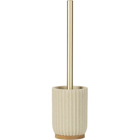 Brosse WC résine beige oceano (1/2)