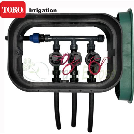 Toro PA-EZP-3 - Válvula de riego ensamblada de 1" y 3 zonas