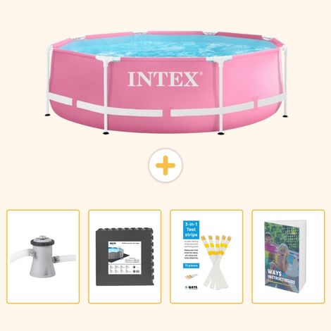 Intex Piscine Tubulaire Ronde - 244x76 cm - 5-pièces  SCB131 (1/5)