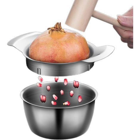 Outil à peler les grenades en acier inoxydable. Éplucheur de grenades haute efficacité pour une utilisation en cuisine. (1/5)