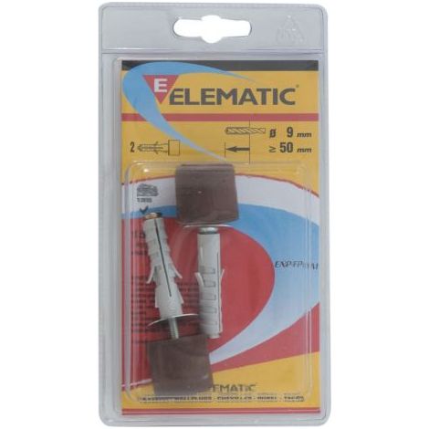 ELEMATIC BLISTER TASSELLO ENP/FP9 PARACOL NERO 2 PZ 8 CF