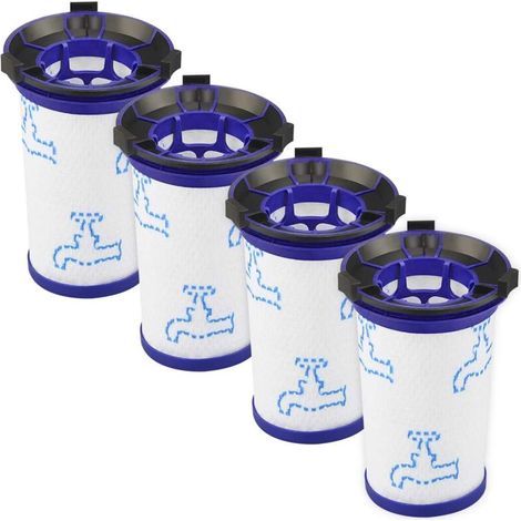 Il set di 4 filtri di ricambio per l'aspirapolvere Rowenta Air Force 360, compatibile con i modelli RH9037, RH9038, RH9039, RH9051WO, RH9057WO e RH9086WO, sostituisce il filtro dell'aspirapolvere ZR00 (1/5)