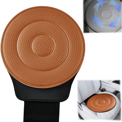 Cuscino girevole per auto - Sedile auto girevole - Disco girevole flessibile - 53 x 40 cm - Rotazione a 360° - Facilita l'entrata e l'uscita dall'auto (1/5)