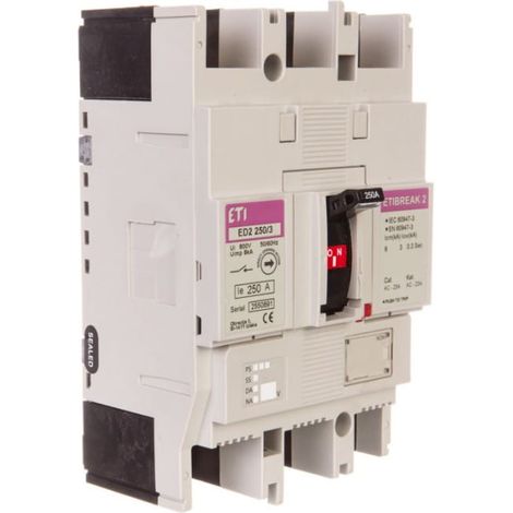 Interruttore di sezionamento 3P 250A 6kA ED2 250/3 004671273