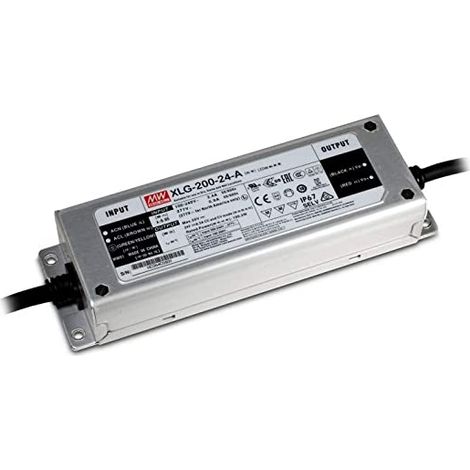 Meanwell Alimentatore 24V Impermeabile IP67 200W 8.3A Modello MeanWell XLG-200-24